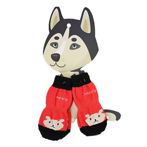 цена Носки для собак FRIEND OF MINE Носки для собак TEDDY #FOM_partyguy