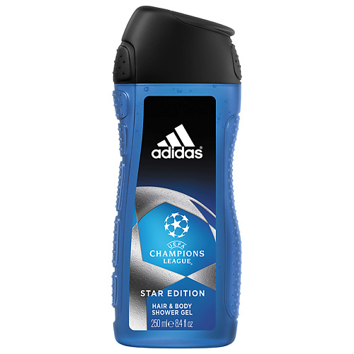 Мужская парфюмерия ADIDAS Гель для душа для тела и волос для мужчин UEFA Champions League Star Edition