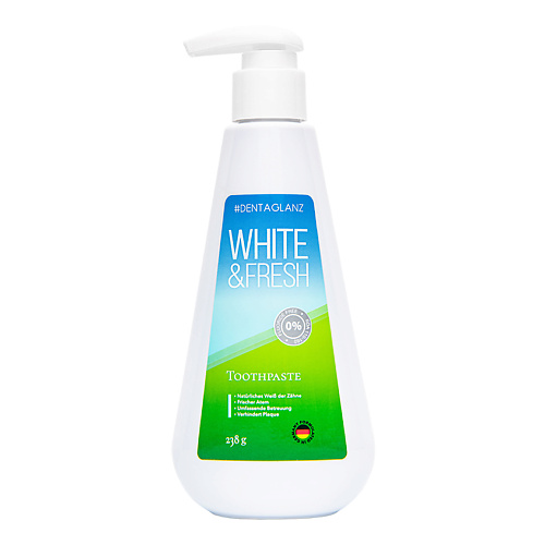 #DENTAGLANZ Зубная паста WHITE&FRESH splat зубная паста white plus безопасное отбеливание эмали и свежесть дыхания