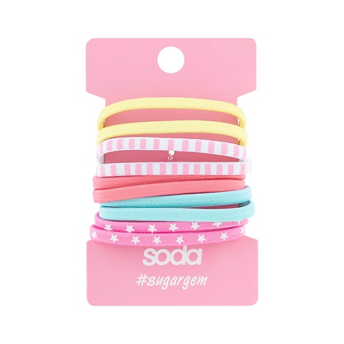 SODA Набор резинок для волос PASTEL #sugargem twinkle набор резинок для волос unicorn pink