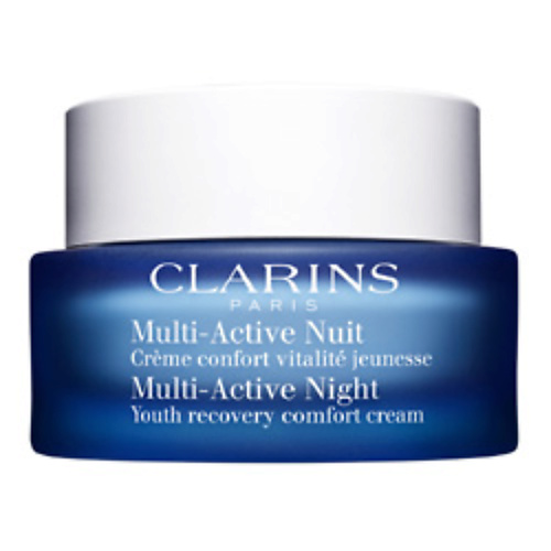 Уход за лицом CLARINS Ночной крем для борьбы с первыми возрастными изменениями для нормальной и сухой кожи Multi-Active