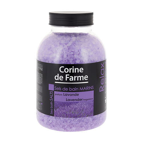 Соль для ванны CORINE DE FARME Соли для ванн морские лаванда Sea salts for the bath Lavender corine de farme sea bath salts parfum lavande