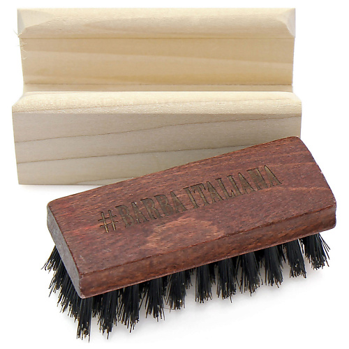 Щетка для волос BARBA ITALIANA Щётка для усов и бороды Solengo паста для укладки бороды barba italiana моделирующая паста для бороды amerigo