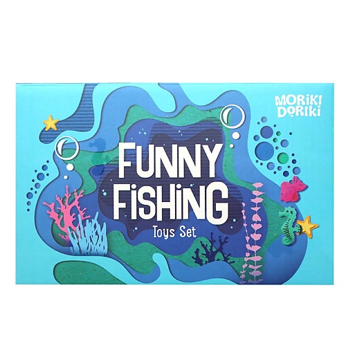 цена Игрушка для ванной MORIKI DORIKI Набор игрушек Funny fishing