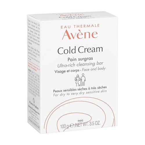 AVENE Сверхпитательное мыло с колд-кремом Cold Cream Ultra-Rich Cleansing Bar