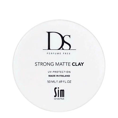 DS PERFUME FREE Воск для укладки волос сильной фиксации Strong Matte Clay sim sensitive воск для укладки волос сильной фиксации ds strong matte clay 50 мл