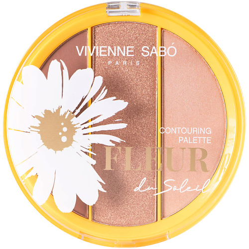 Хайлайтеры VIVIENNE SABO Палетка для лица Fleur du Soleil