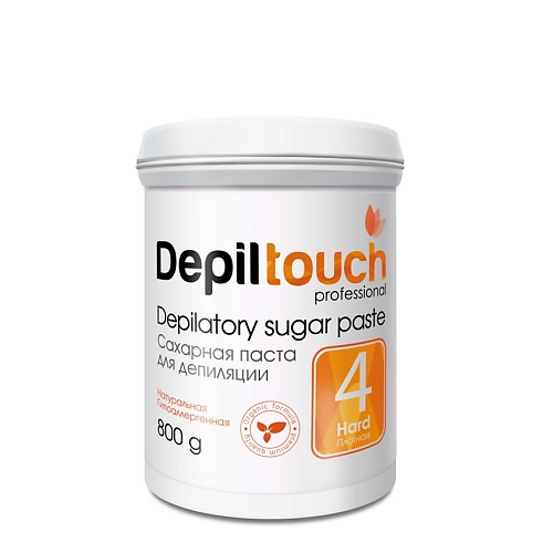 Паста для депиляции DEPILTOUCH PROFESSIONAL Сахарная паста для депиляции №4 плотная Depilatory Sugar Paste