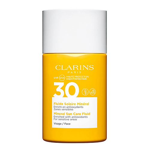 CLARINS Солнцезащитный флюид для лица и чувствительных участков кожи SPF 30 clarins солнцезащитный карандаш для чувствительных участков лица stick solaire visage spf 50