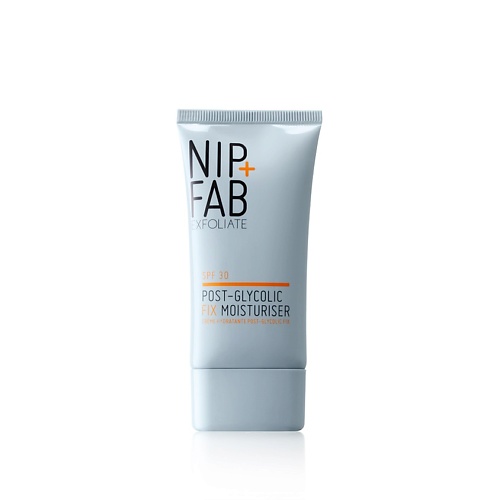 Солнцезащитный крем для лица NIP&FAB Крем для лица увлажняющий SPF 30 Exfoliate Post-Glycolic Fix Moisturiser SPF 30 Nip+Fab