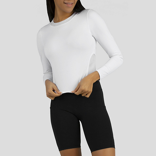 

OEMEN Футболка женская с длинными рукавами белая, Футболка женская с длинными рукавами белая