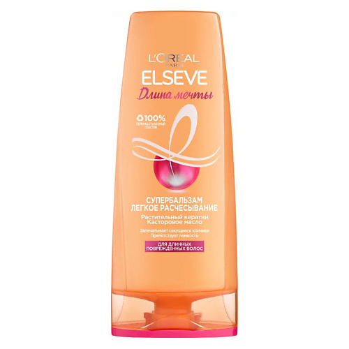 ELSEVE Супербальзам Легкое Расчесывание "Длина Мечты", для длинных поврежденных волос Dream Length