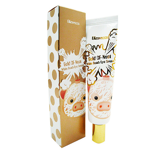 цена Крем для глаз ELIZAVECCA Крем для кожи вокруг глаз Gold CF-Nest White Bomb Eye Cream