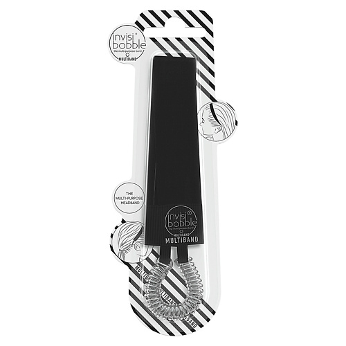 Аксессуары для волос INVISIBOBBLE Резинка для волос MULTIBAND True Black