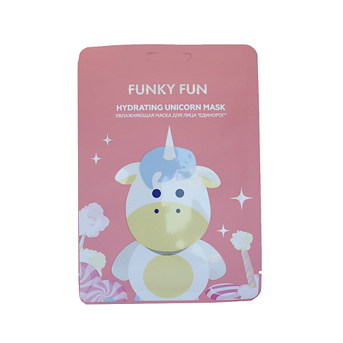 Маска для лица ЛЭТУАЛЬ Увлажняющая маска для лица Единорог FUNKY FUN