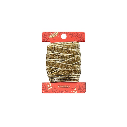 TWINKLE Декоративная лента для упаковки GOLD