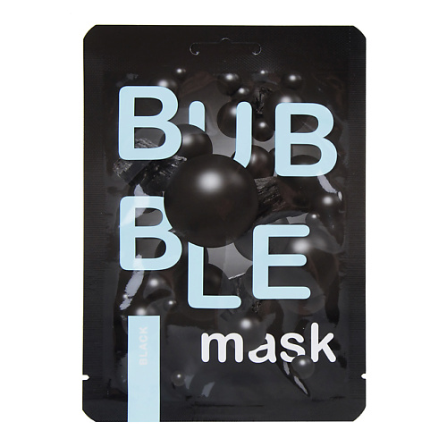 Маска для лица ЛЭТУАЛЬ Чёрная пузырьковая маска для лица Очищение и сияние средства для умывания nivea маска для лица тканевая детокс и супер очищение