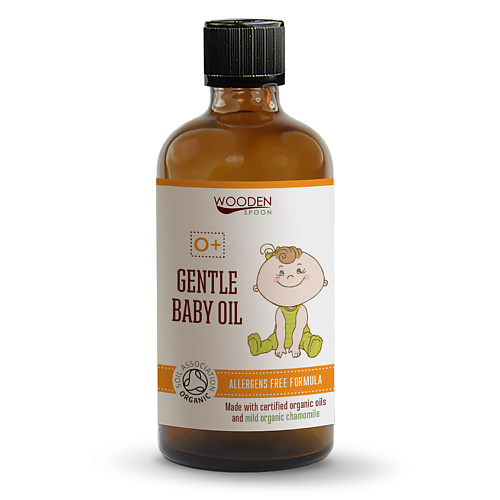 цена Масло для тела WOODEN SPOON Масло мягкое для детей Gentle Baby Oil