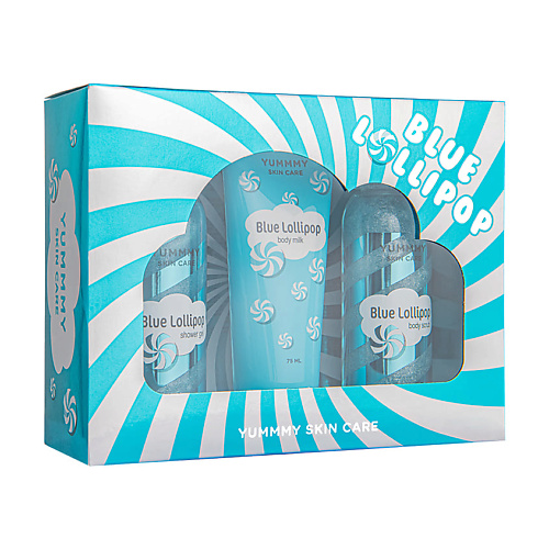 Набор средств для ванной и душа YUMMMY Набор Blue Lollipop цена и фото
