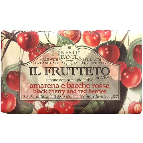 NESTI DANTE Мыло Il Frutteto Black Cherry & Red Berries открытка gold berries