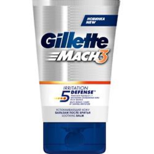 

GILLETTE Успокаивающий бальзам после бритья Gillette Mach3, Успокаивающий бальзам после бритья Gillette Mach3