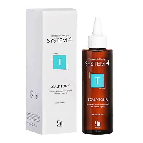 Тоник для ухода за волосами SYSTEM4 Тоник терапевтический для улучшения кровообращения кожи головы и роста волос
