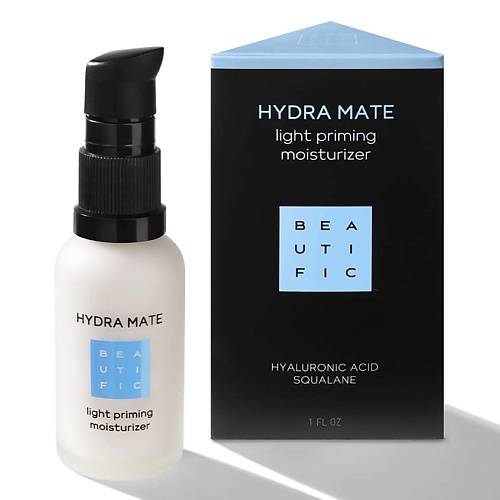 Уход за лицом BEAUTIFIC Крем-флюид для лица легкий Hydra Mate с гиалуроновой кислотой и скваланом