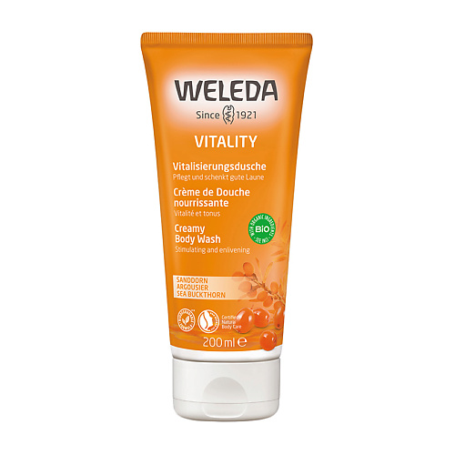 WELEDA Облепиховый тонизирующий гель для душа Sea Buckthorn Creamy Body Wash