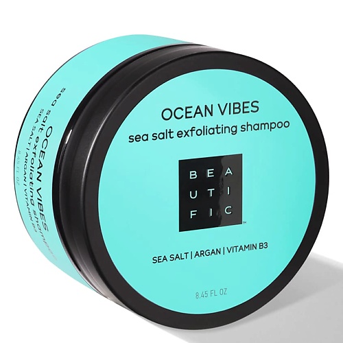 BEAUTIFIC Пенящийся скраб для волос и скальпа Ocean Vibes geomar скраб снимающий усталость освежающий с морской солью и маслом талассо 600 0