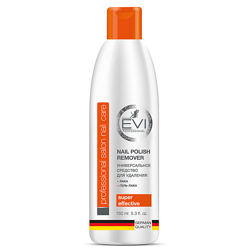 цена Жидкость для снятия лака EVI PROFESSIONAL Средство для снятия лака и гель-лака Professional Salon Nail Care Nail Polish Remover