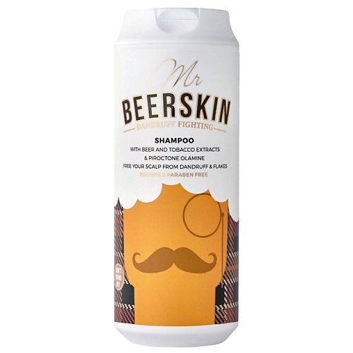 Шампунь для волос BEERSKIN Шампунь с пивными экстрактами, против перхоти Mr Beerskin Dandruff-Fighting Shampoo шампуни gkhair шампунь против перхоти anti dandruff shampoo