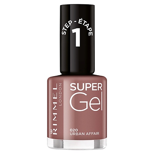 RIMMEL Гель-лак для ногтей Super Gel Urban Affair лэтуаль глиттер гель для лица и тела super face