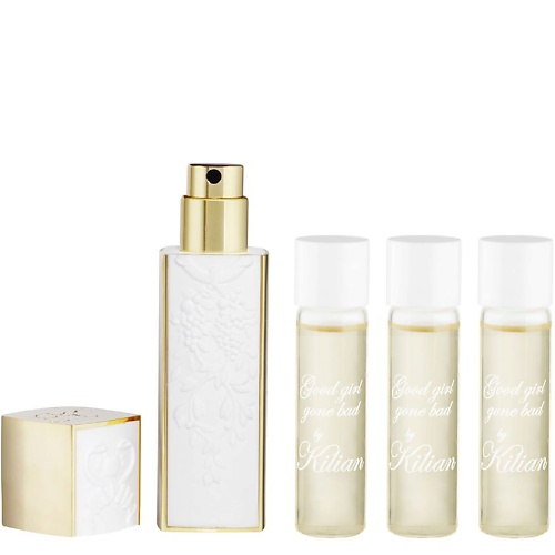 KILIAN PARIS Good Girl Gone Bad white & gold travel spray 30 kilian paris тревел атомайзер с пустой виалой empty white travel spray