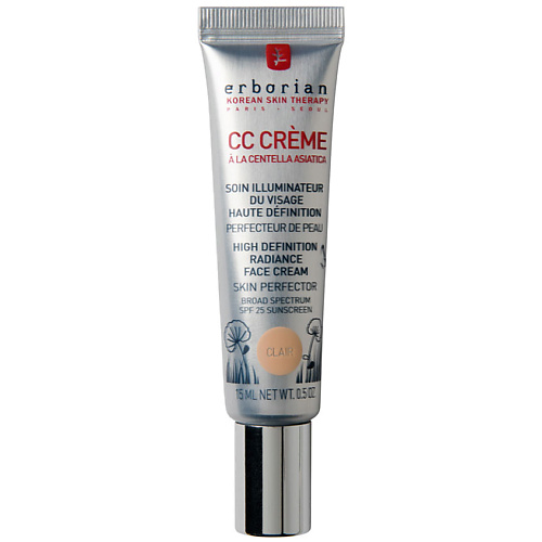 CC крем для лица ERBORIAN СС крем Совершенное сияние CC Cream Perfect Radiance уход за кожей лица blithe крем праймер для лица сияние