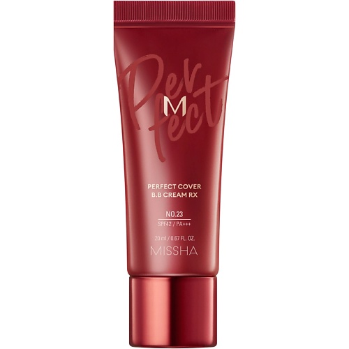 BB крем для лица MISSHA Тональный BB крем М Perfect Cover RХ Естественное покрытие SPF42/PA+++ missha perfect cover bb cream bb крем spf 42 pa оттенок 31 золотисто бежевый 50 мл