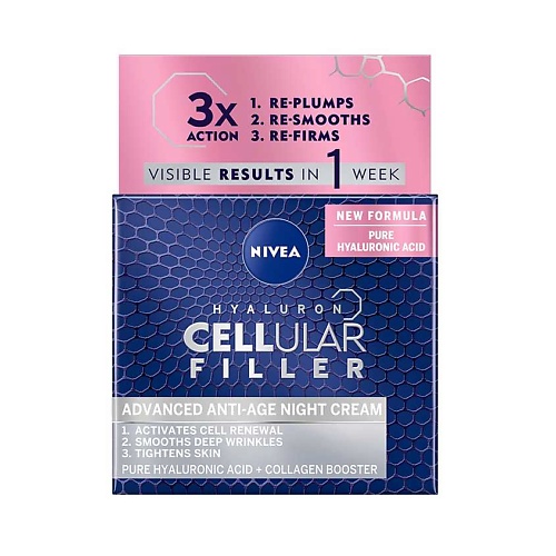 Крем для лица NIVEA Крем-филлер ночной для лица CELLULAR