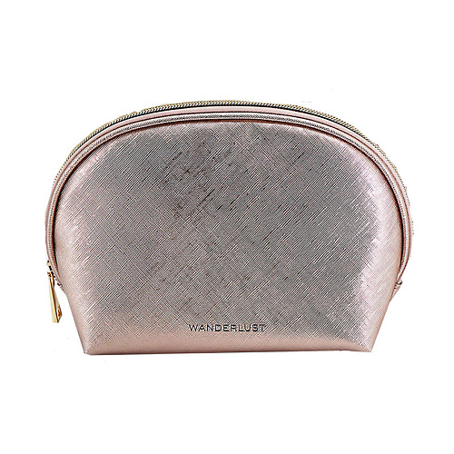 ЛЭТУАЛЬ WANDERLUST Косметичка Wanderlust Saffiano small Rose Gold 300₽