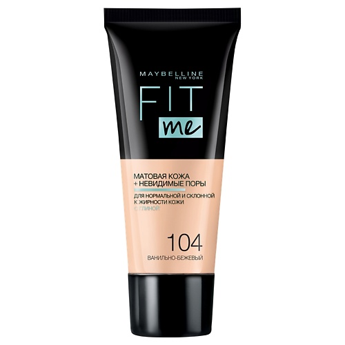 

MAYBELLINE NEW YORK Тональный крем для лица "Fit Me", матирующий, скрывающий поры, Тональный крем для лица "Fit Me", матирующий, скрывающий поры