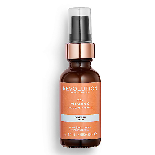 REVOLUTION SKINCARE Сыворотка регенерирующая для лица с Витамином С 3%