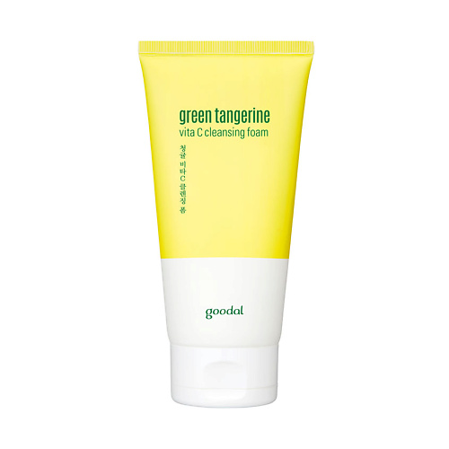 Мусс для умывания GOODAL Пенка для лица очищающая с витамином С Green Tangerine Vita C Cleansing Foam