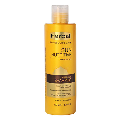 цена Шампунь для волос HERBAL Шампунь восстановление после солнца Professional Care Sun Nutritive Shampoo