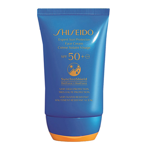 SHISEIDO Солнцезащитный крем для лица SPF 50+ Expert Sun спрей солнцезащитный holly polly sunny для лица и тела spf 50 150 мл