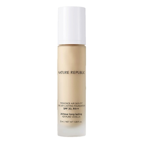 

NATURE REPUBLIC Тональная основа для лица со стойким легким покрытием PROVENCE AIR SKIN FIT, Тональная основа для лица со стойким легким покрытием PROVENCE AIR SKIN FIT