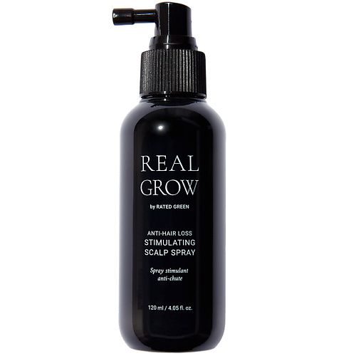 RATED GREEN Спрей против выпадения волос Real Grow Stimulating Scalp Spray шампунь против выпадения green mama морской сад с морскими водорослями 400мл 2шт