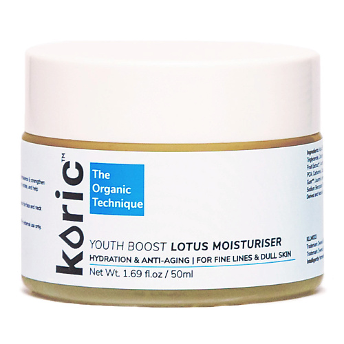 

KORIC Крем для лица увлажняющий Youth Boost Lotus Moisturiser, Крем для лица увлажняющий Youth Boost Lotus Moisturiser