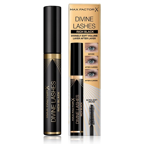 Тушь для ресниц MAX FACTOR Объемная тушь для ресниц Divine Lashes max factor x тушь для ресниц divine lashes водостойкая черная