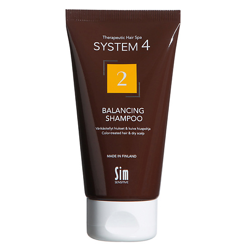SYSTEM4 Шампунь терапевтический №2 для сухой кожи головы и поврежденных волос