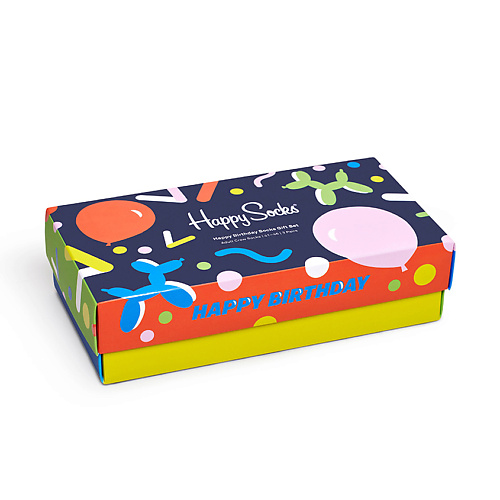 

HAPPY SOCKS Набор носков Happy Socks Playing Happy Birthday 3 пары, Набор носков Happy Socks Playing Happy Birthday 3 пары