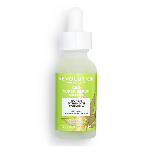 

REVOLUTION SKINCARE Сыворотка для лица с коноплей сатива и каннабидиолой питательная, Сыворотка для лица с коноплей сатива и каннабидиолой питательная