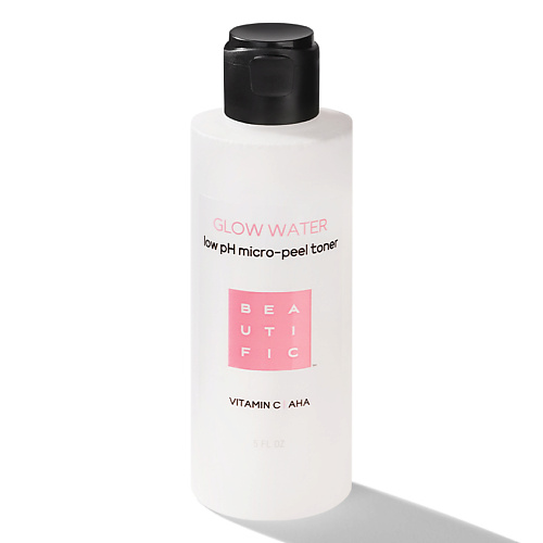 Уход за кожей лица BEAUTIFIC Тоник для лица Glow Water обновляющий с низким pH и витамином С